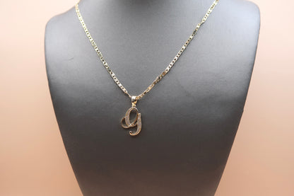 Cursive G Necklace