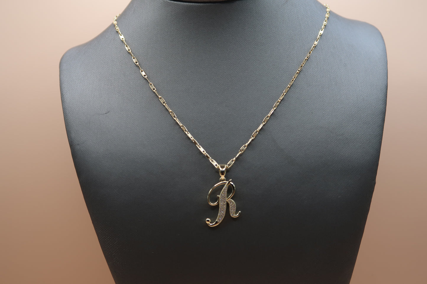 Cursive R Necklace