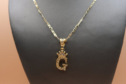 G Crown Necklace