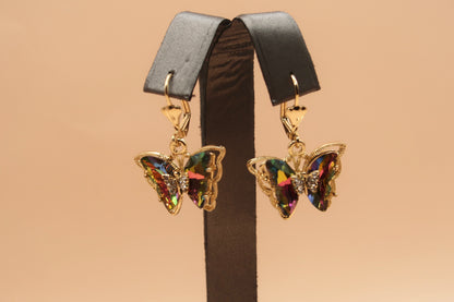 Holographic Butterfly Earrings