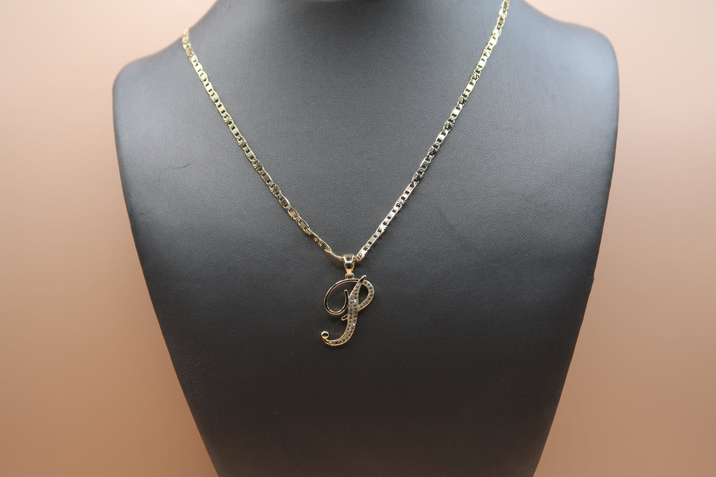 Cursive P Necklace