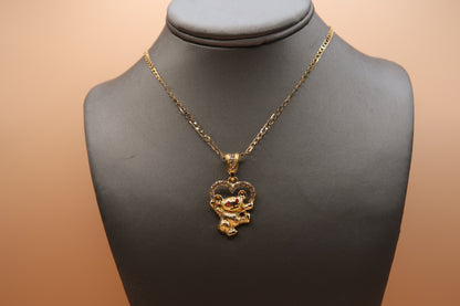 Bear love necklace