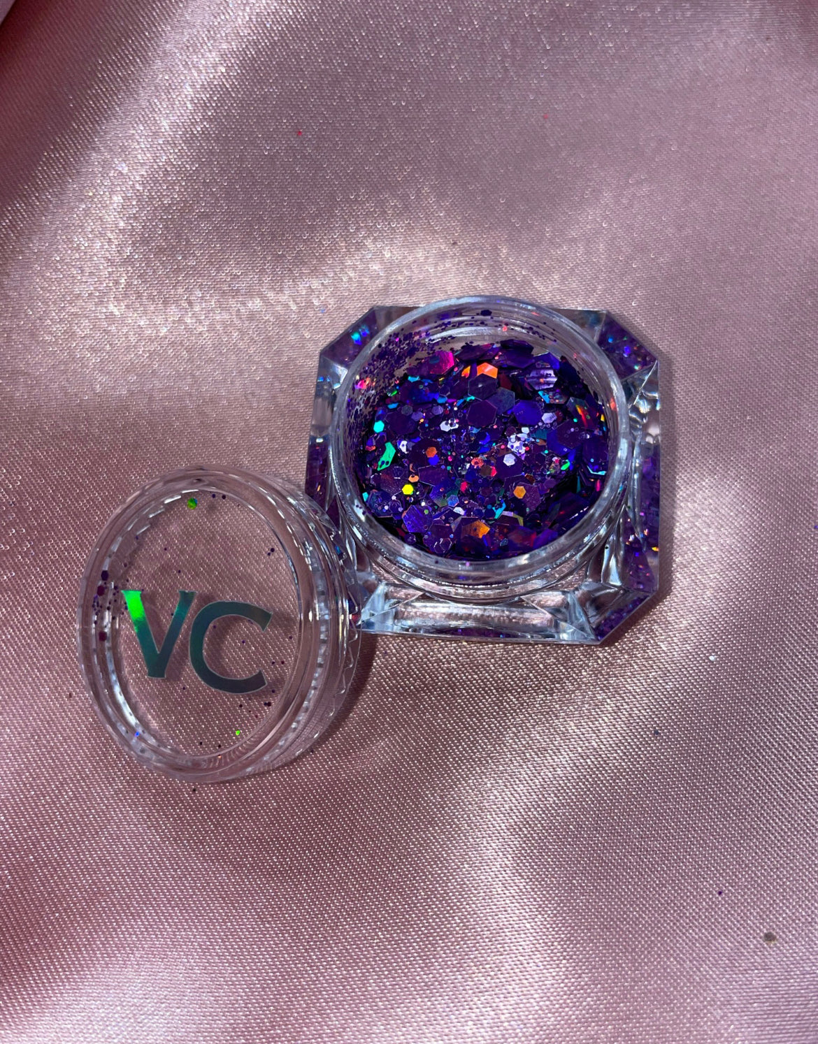 Pink Purple Holographic Loose Glitter 1