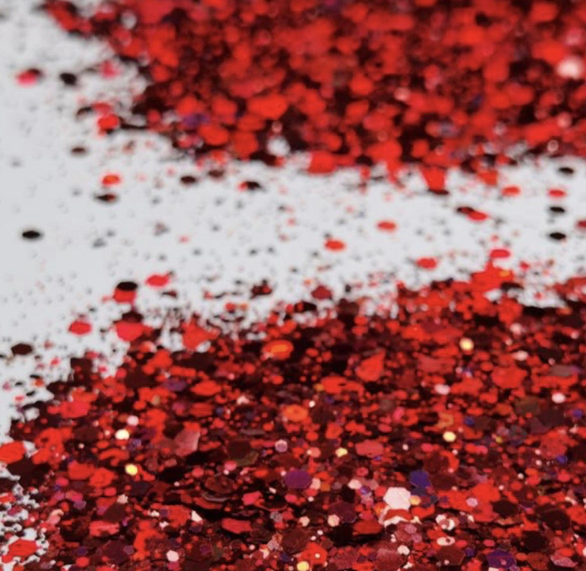 Red Holographic Loose Glitter 12