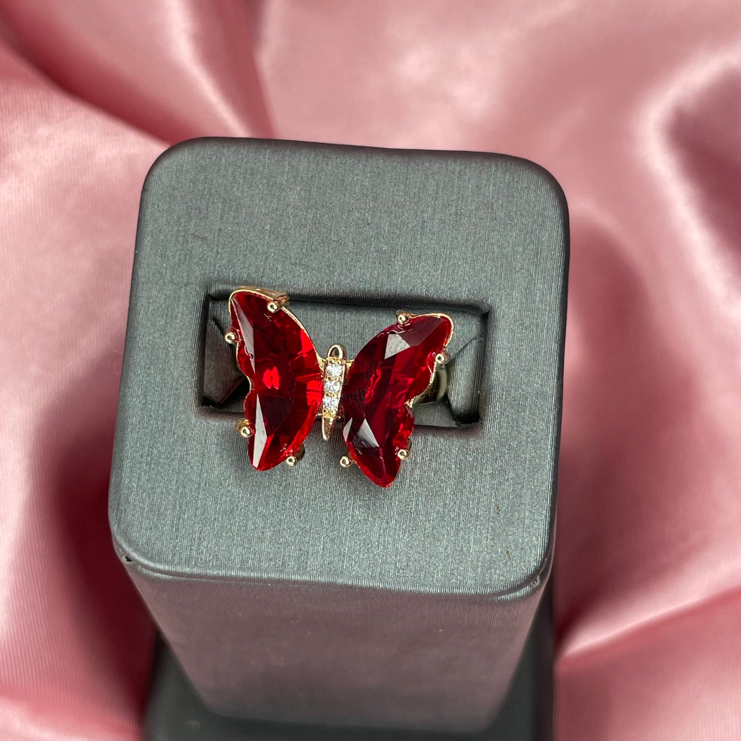 Red Butterfly ring