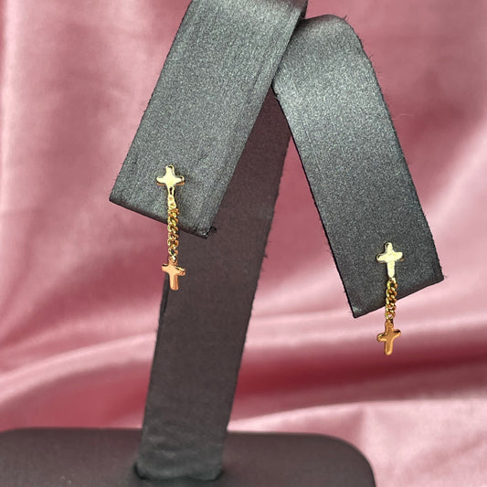 Small Cross earrings