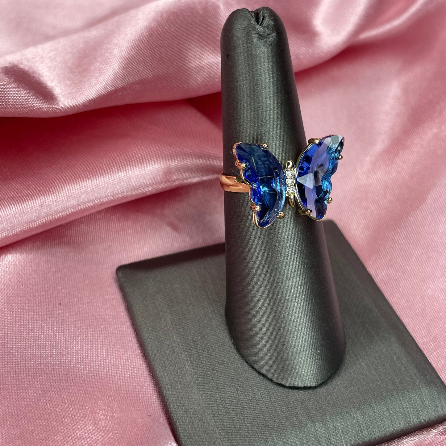 Blue Butterfly ring