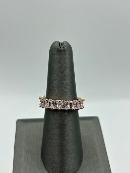 Icy  Babe Rose Gold ring