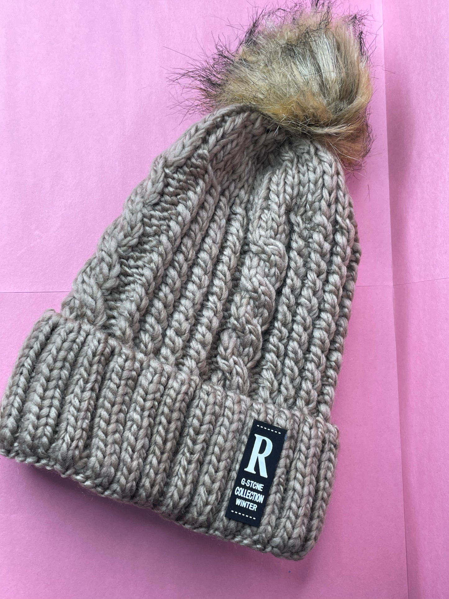 Light brown beanie